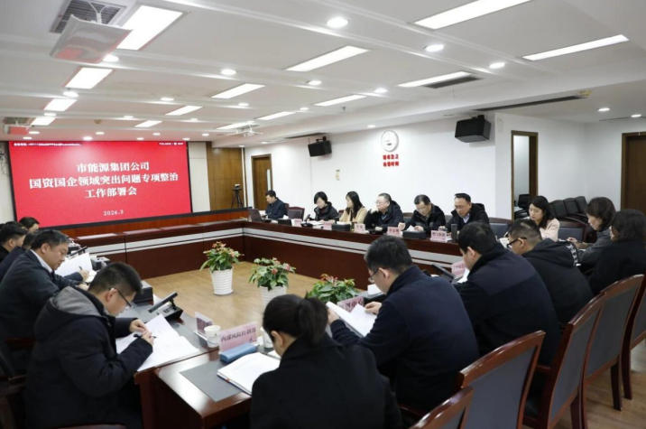 固本强基护国资丨市能源集团公司召开国资国企领域